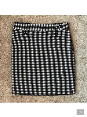 Ann Taylor Wool Blend Pencil Skirt